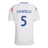 Itálie Manuel Locatelli 5 Venkovní ME 2024 - Fotbalové Dresy (S/S) Itálie Manuel Locatelli 5 Venkovní ME 2024 - Fotbalové Dresy (S/S)
